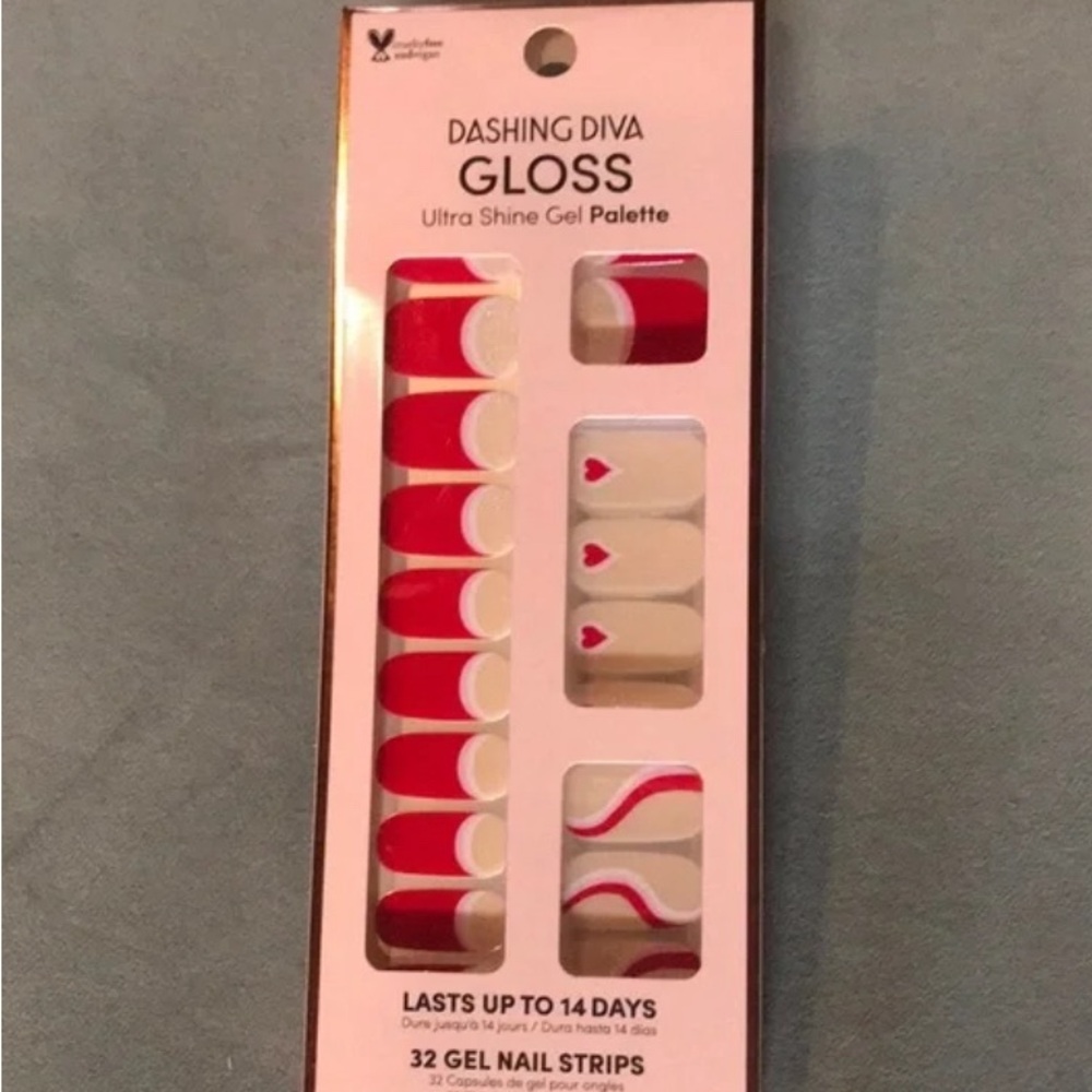 NWT Dashing Diva Gloss GEL Nail Strips